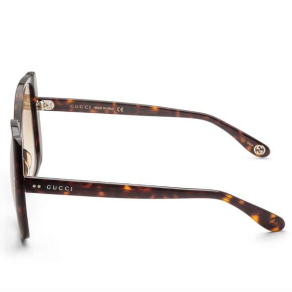 Gucci Havana Gg0472 Oversized Square Sunglasses main image 8